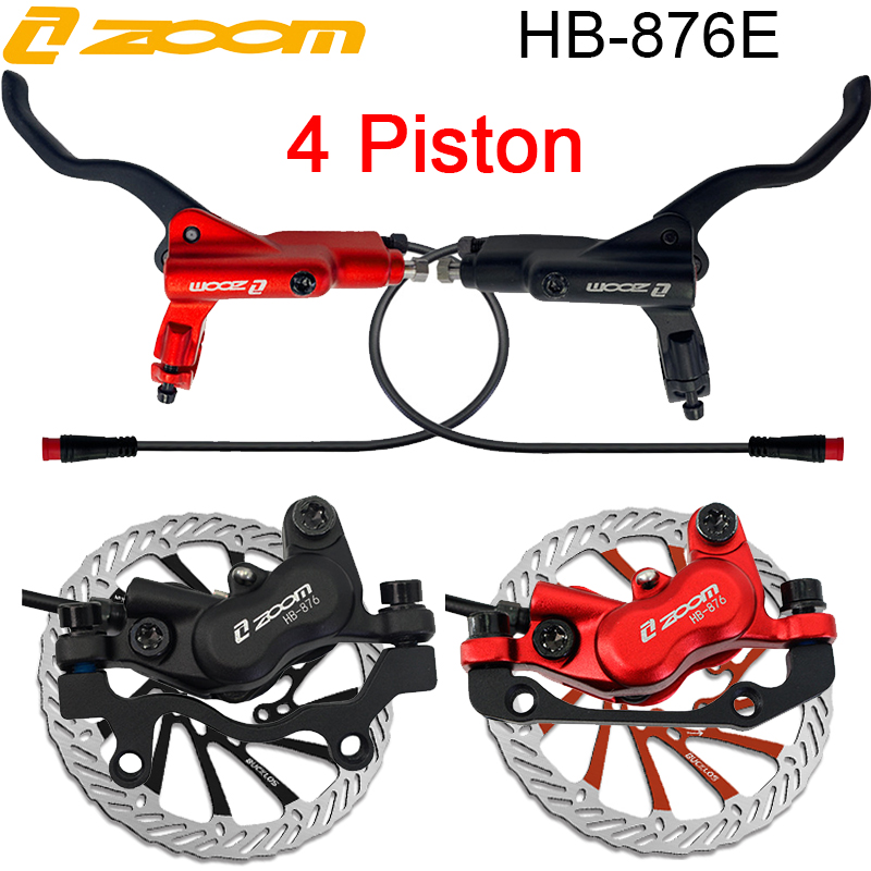 Zoom Hydraulic Brake 4 Piston E-Scooter - ZOOM HB-876E Elektrikli Bisiklet Disk Fren