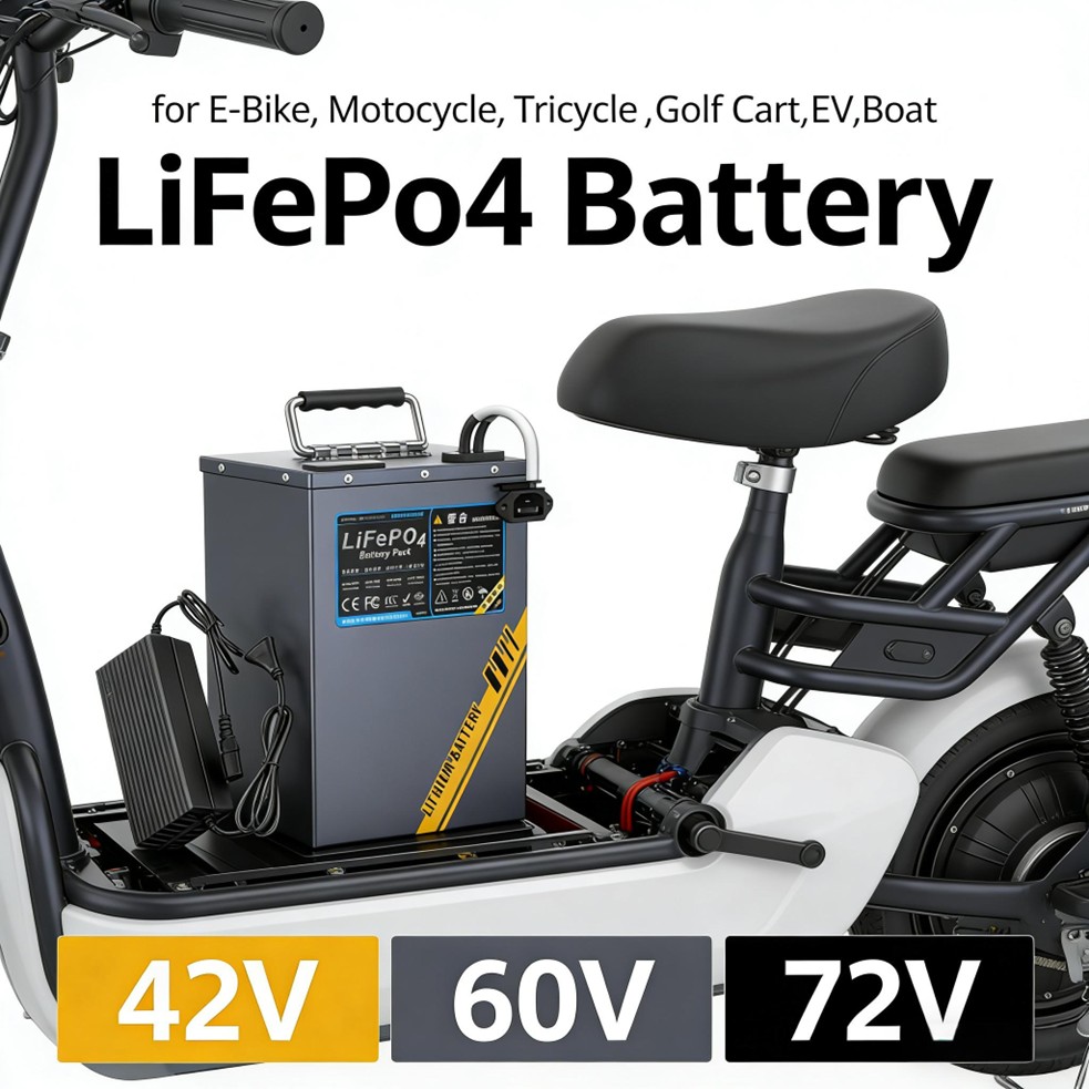 72V 30Ah Lifepo4 Battery Pack - Uzun Ömürlü 48V 60V 72V LifePO4