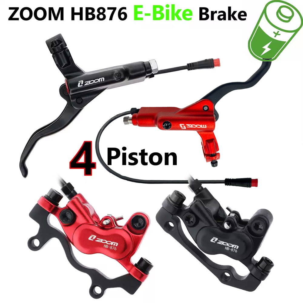Zoom Hydraulic Brake 4 Piston E-Scooter - ZOOM HB-876E E-Bisiklet 4 Pistonlu Hidrolik