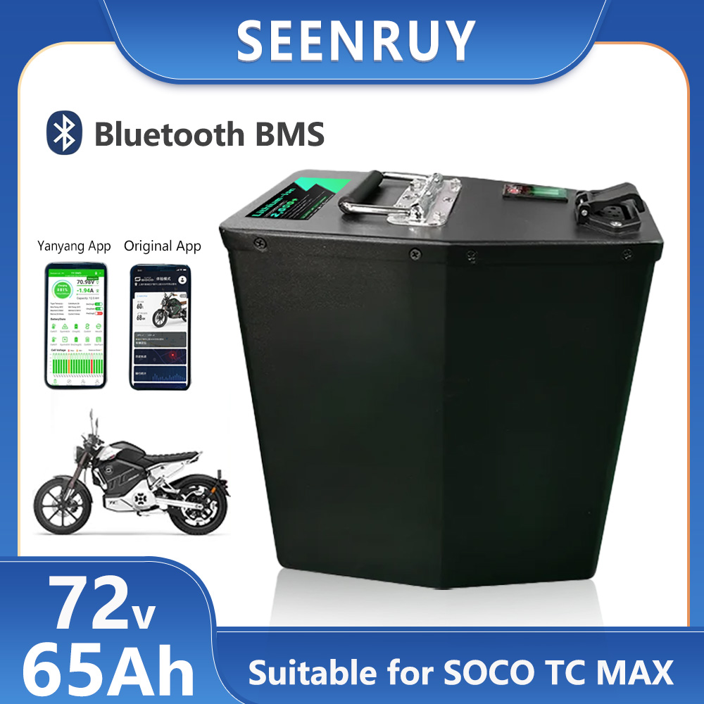72V 30Ah Lifepo4 Battery Pack - Seenruy Super SOCO Pil 72V 65AH