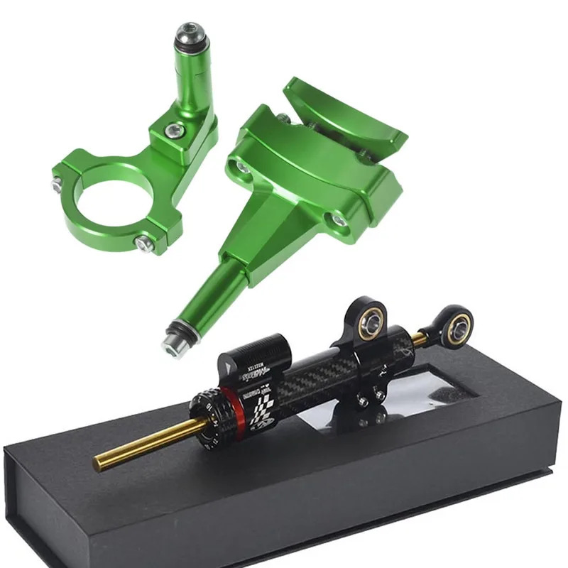 Kawasaki 500 2024 için - Motos - Steering Damper Stabilizer Kit Cnc incelemesi ve fiyatı