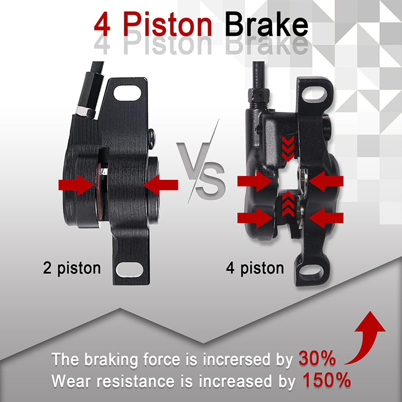 ZOOM HB-876E Elektrikli Bisikl - Zoom Hydraulic Brake 4 Piston E-Scooter incelemesi ve fiyatı