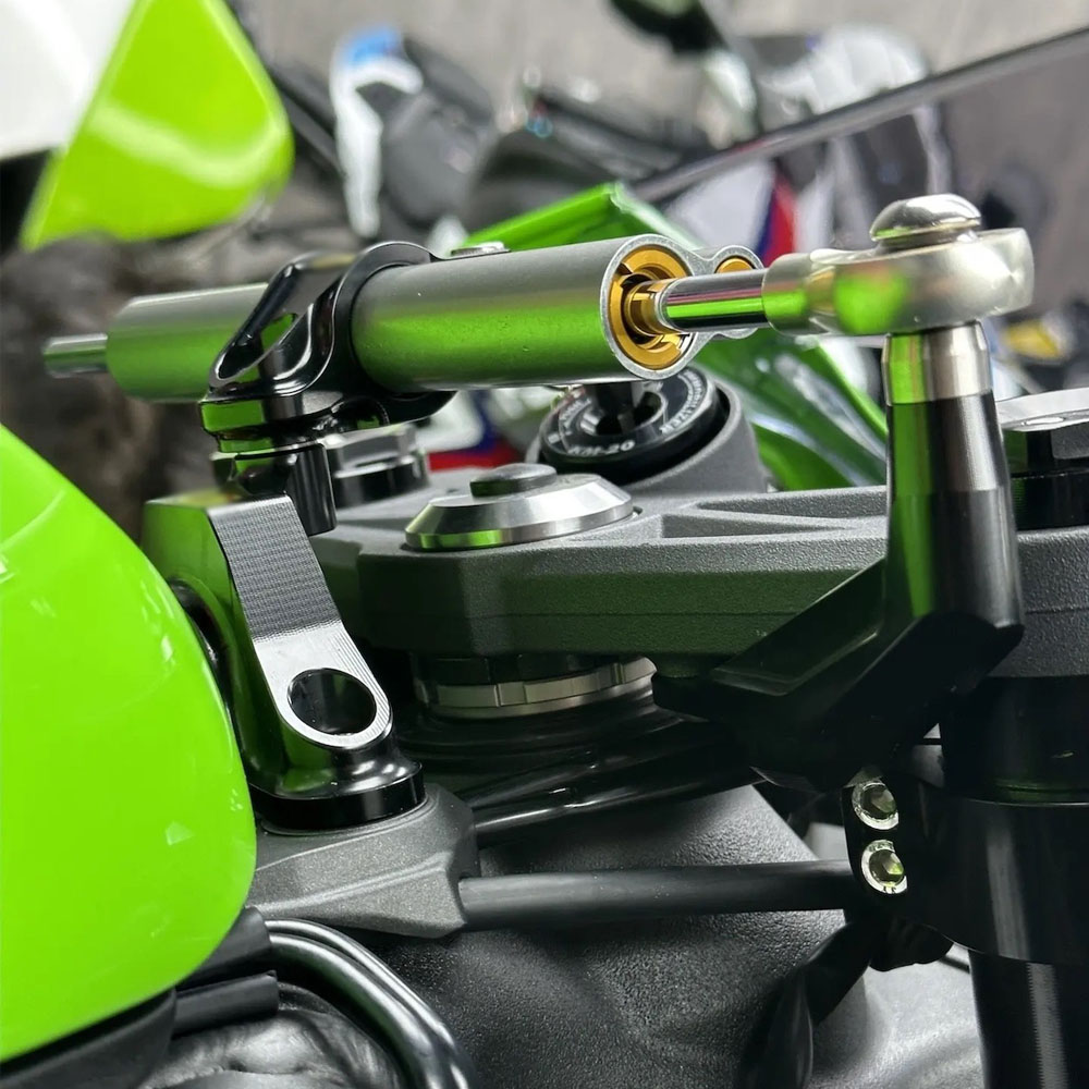 Kawasaki Ninja ZX 6R ZX-6R ZX6 - Steering Damper Stabilizer Kit Cnc incelemesi ve fiyatı