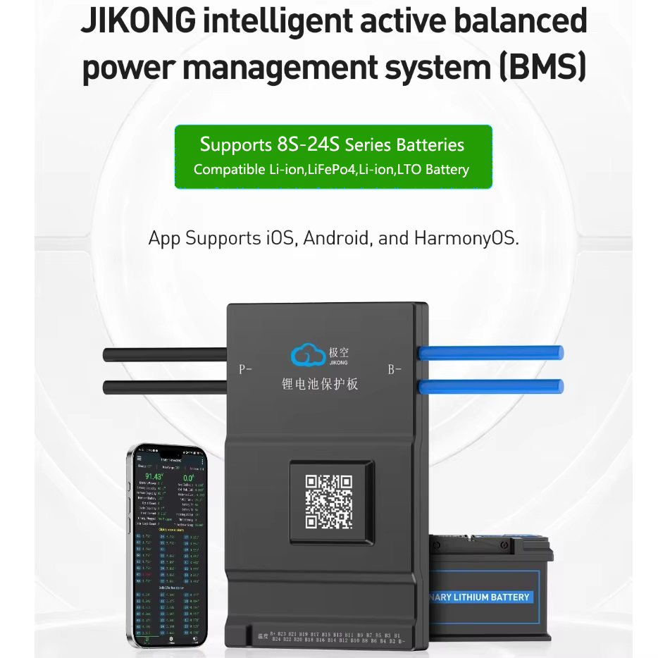 JK BMS Aktif Dengeleyici 150A  - Smart Bms 20S 72V 150A Bluetooth incelemesi ve fiyatı