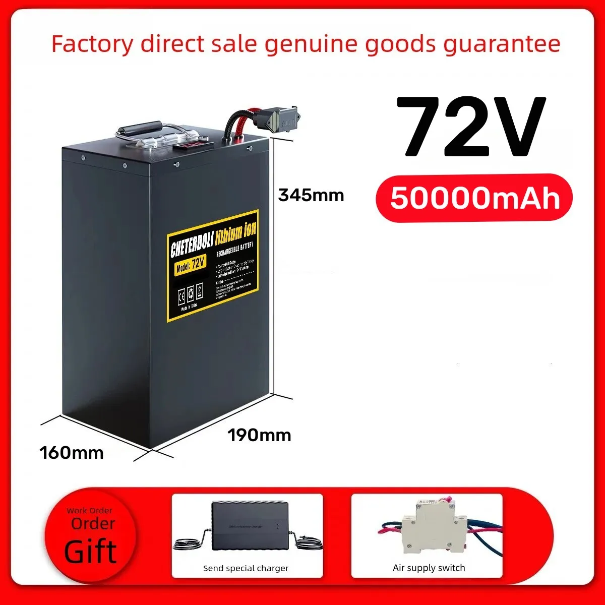 Aleaivy 60V 72V E-bisiklet Lit - 72V 30Ah Lifepo4 Battery Pack incelemesi ve fiyatı