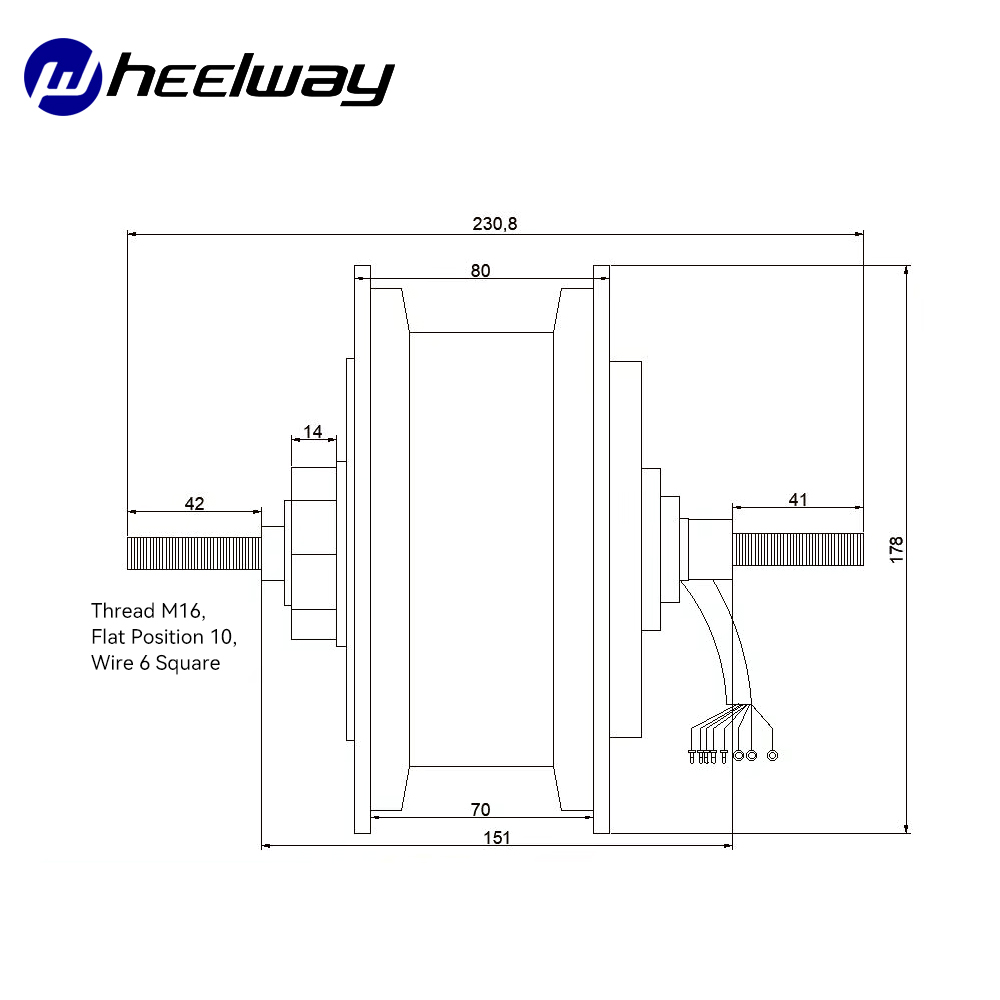 11 inç 48V 60V 72V 2500W 3000W - 11 Inch 72V 3500W Motor Wheel incelemesi ve fiyatı