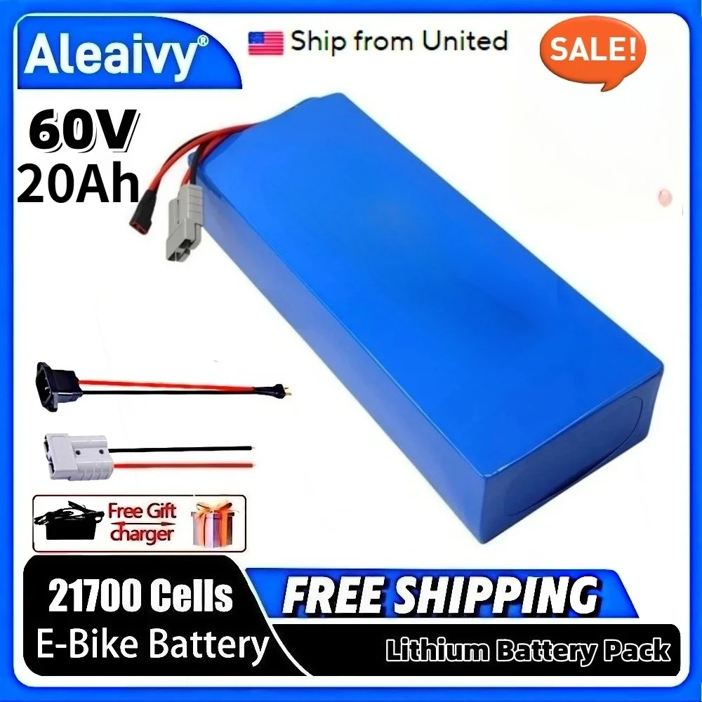 16S6P Aleaivy 60V 20Ah Lityum  - 60V 30Ah 21700 Battery Pack incelemesi ve fiyatı