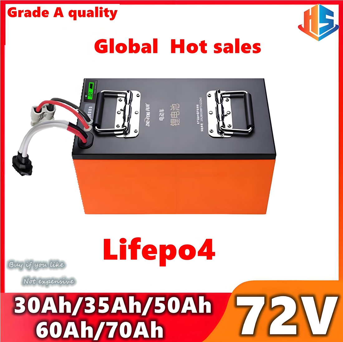 Scooter EV 72V 50Ah 60AH 35AH  - 72V 30Ah Lifepo4 Battery Pack incelemesi ve fiyatı