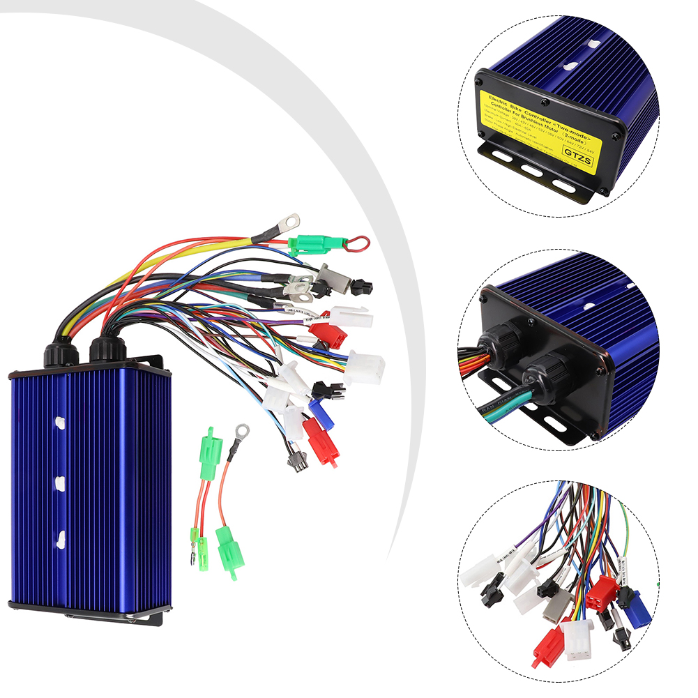 36V 48V 60V 72V 1800W fırçasız - 72V 45A Dual Controller incelemesi ve fiyatı