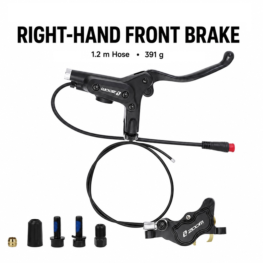 ZOOM HB-890E 4 Pistonlu Hidrol - Zoom Hydraulic Brake 4 Piston E-Scooter incelemesi ve fiyatı