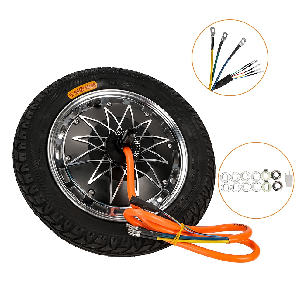 Elektrikli Bisiklet Tekerlekte - 60V 5000W Brushless Hub Motor incelemesi ve fiyatı
