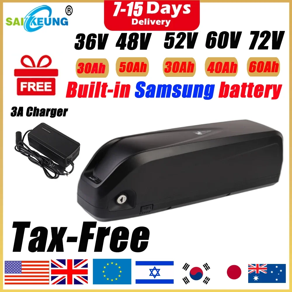 Hailong Polly 48V 52V 60V 36V  - 60V 30Ah 21700 Battery Pack incelemesi ve fiyatı