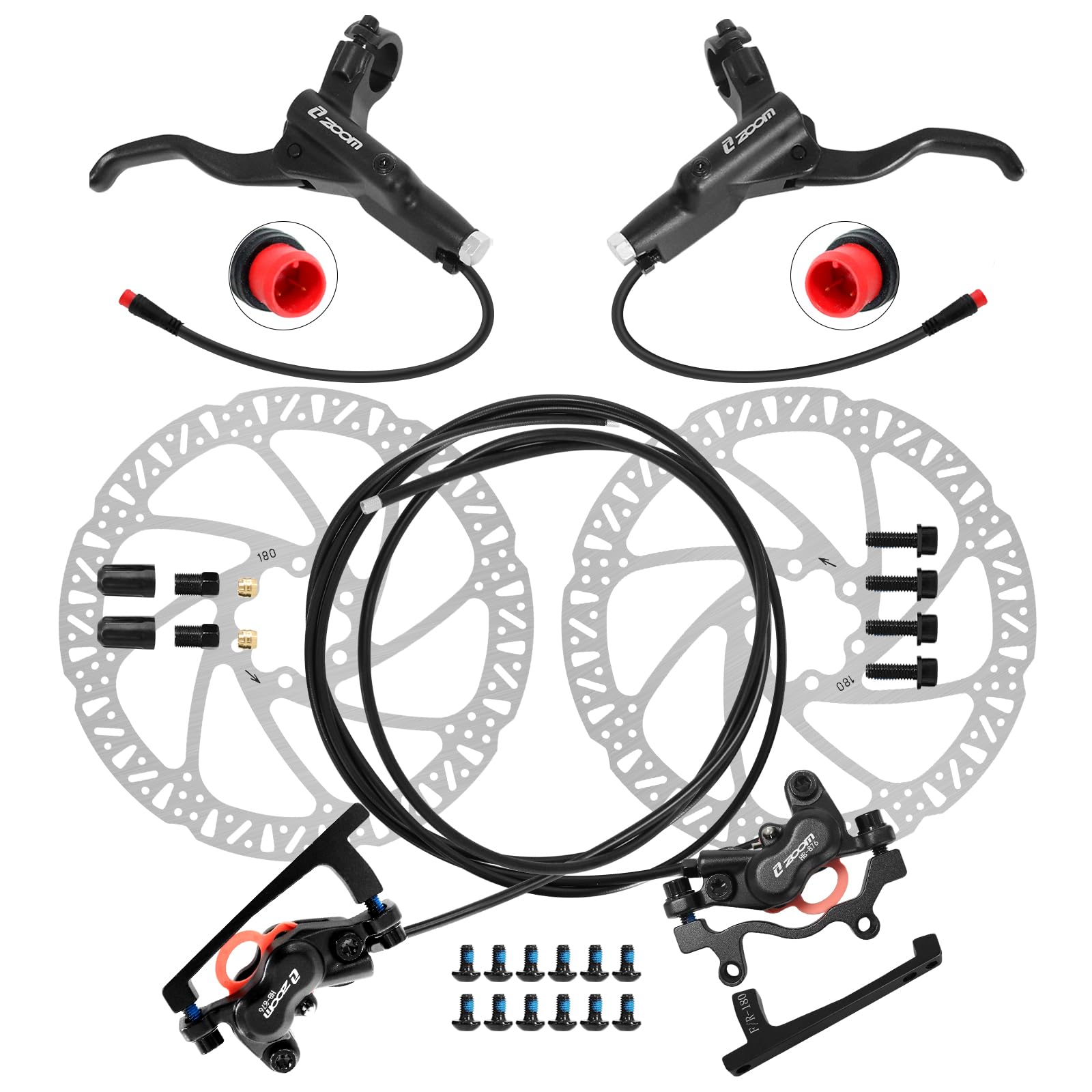 ZOOM HB876E Hidrolik Disk Fren - Zoom Hydraulic Brake 4 Piston E-Scooter incelemesi ve fiyatı